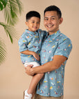 Men's Shirt - Blue Wilderness
