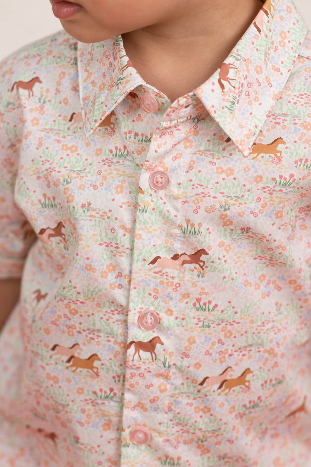 Little Man Shirt - Meadow Horses
