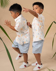 Little Man Shirt - White Wilderness