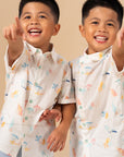 Little Man Shirt - White Wilderness