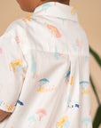 Little Man Shirt - White Wilderness