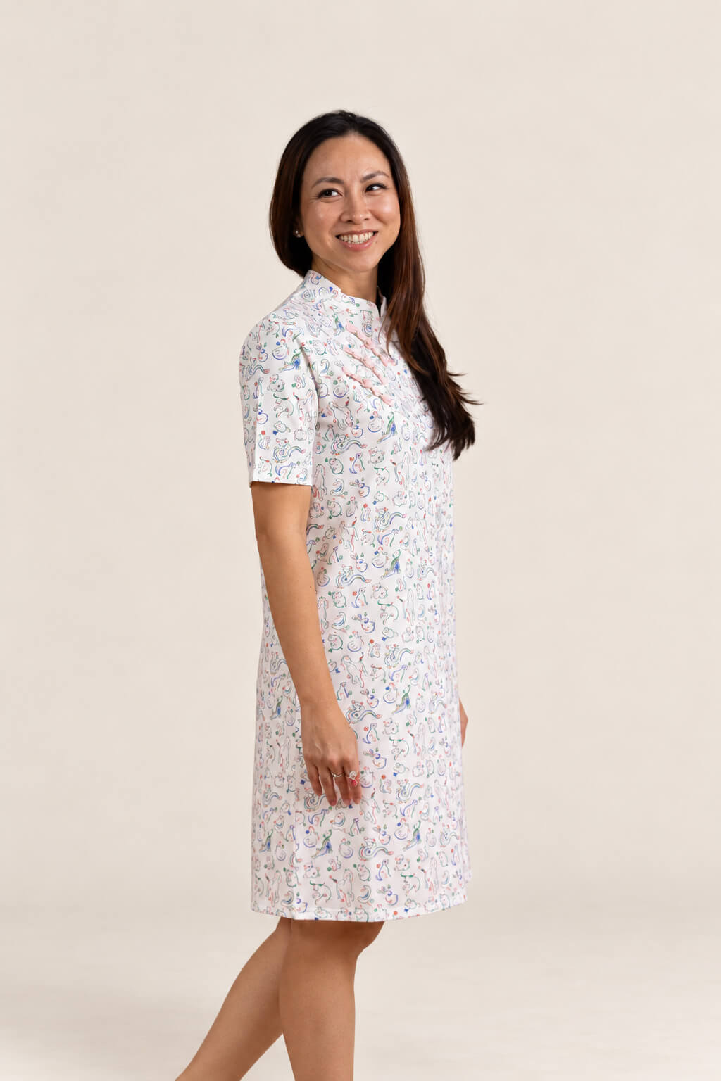 Ladies Eliza Cheongsam - Zodiac Mahjong