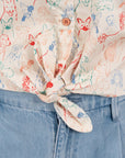 Ladies Nora Top - Colourful Puppies