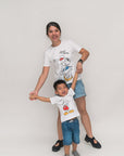 Ladies Tee Doodle Minnie mom son twinning