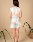 Ladies Lia Shorts - Green Landscape