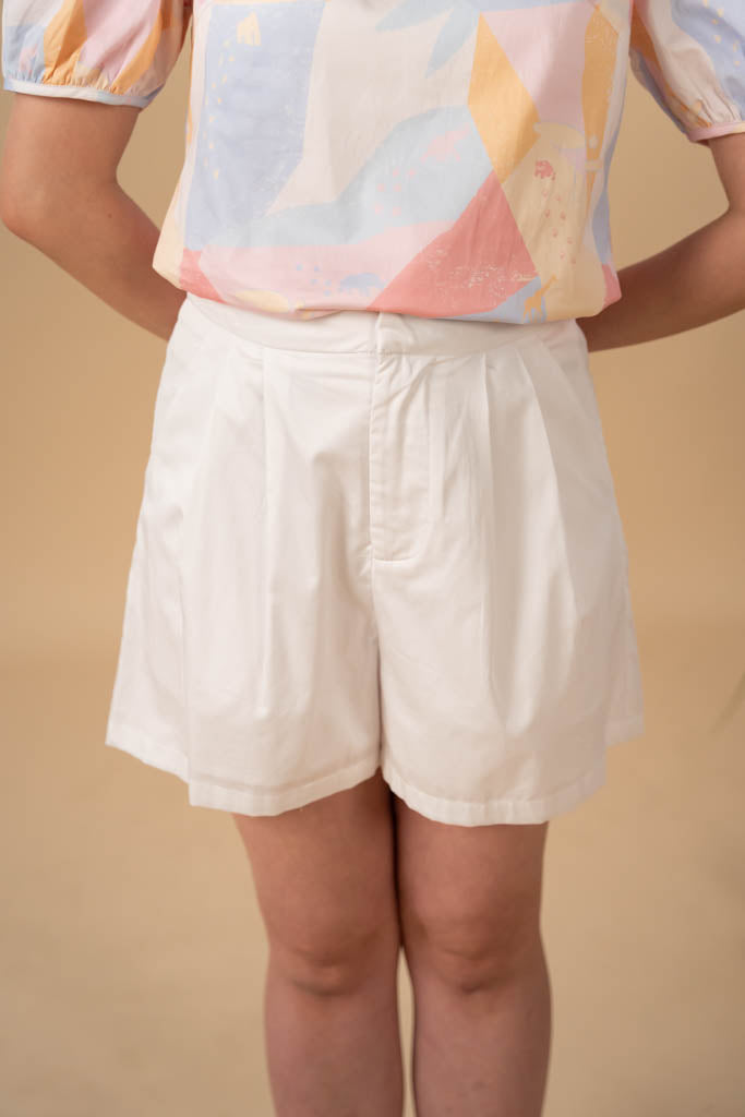 Ladies Lia Shorts - White