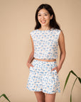 Ladies Lia Top - Blue Safari