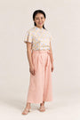 Ladies Marie Top - Cream Lucky Coins
