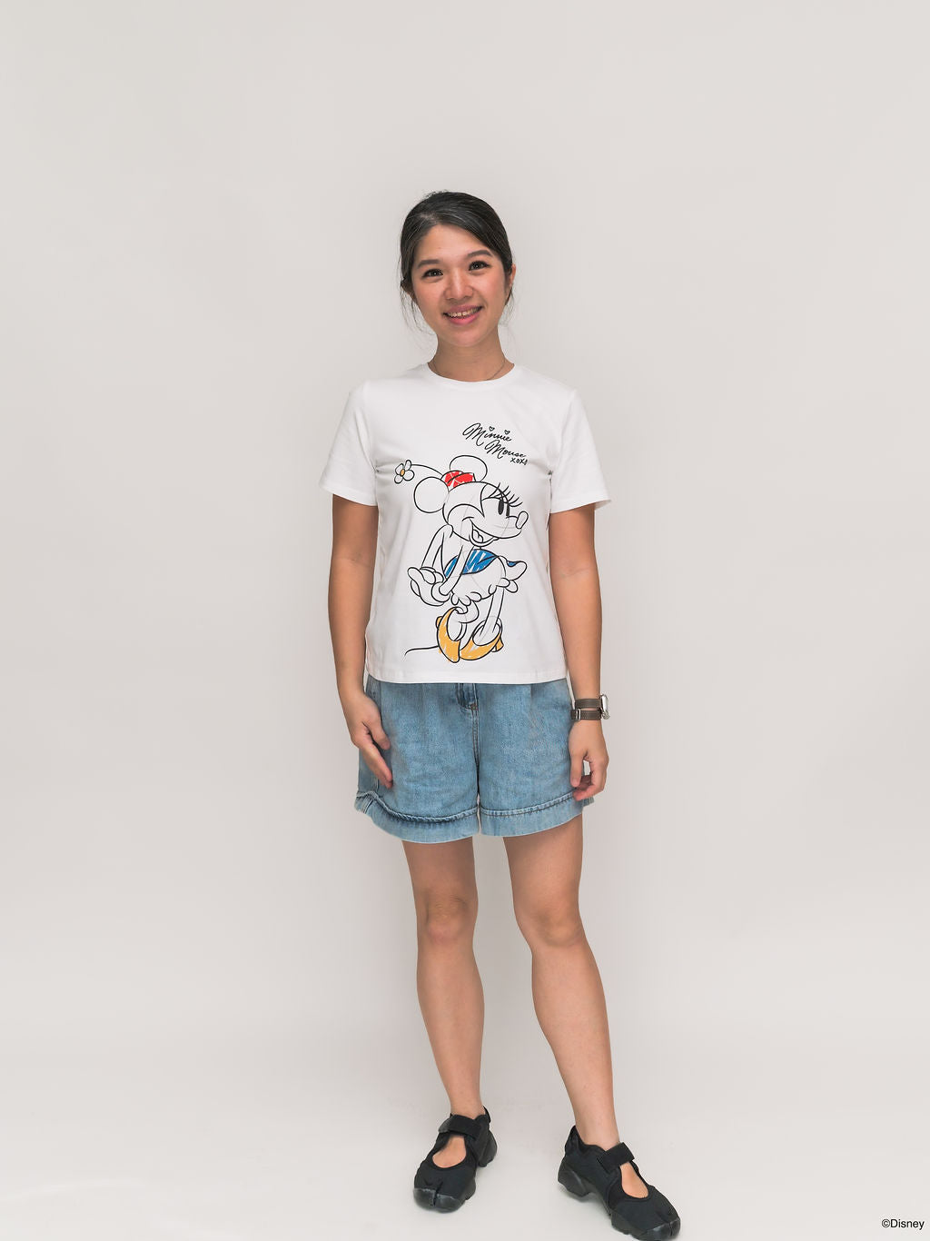 Ladies Tee Doodle Minnie mom solo
