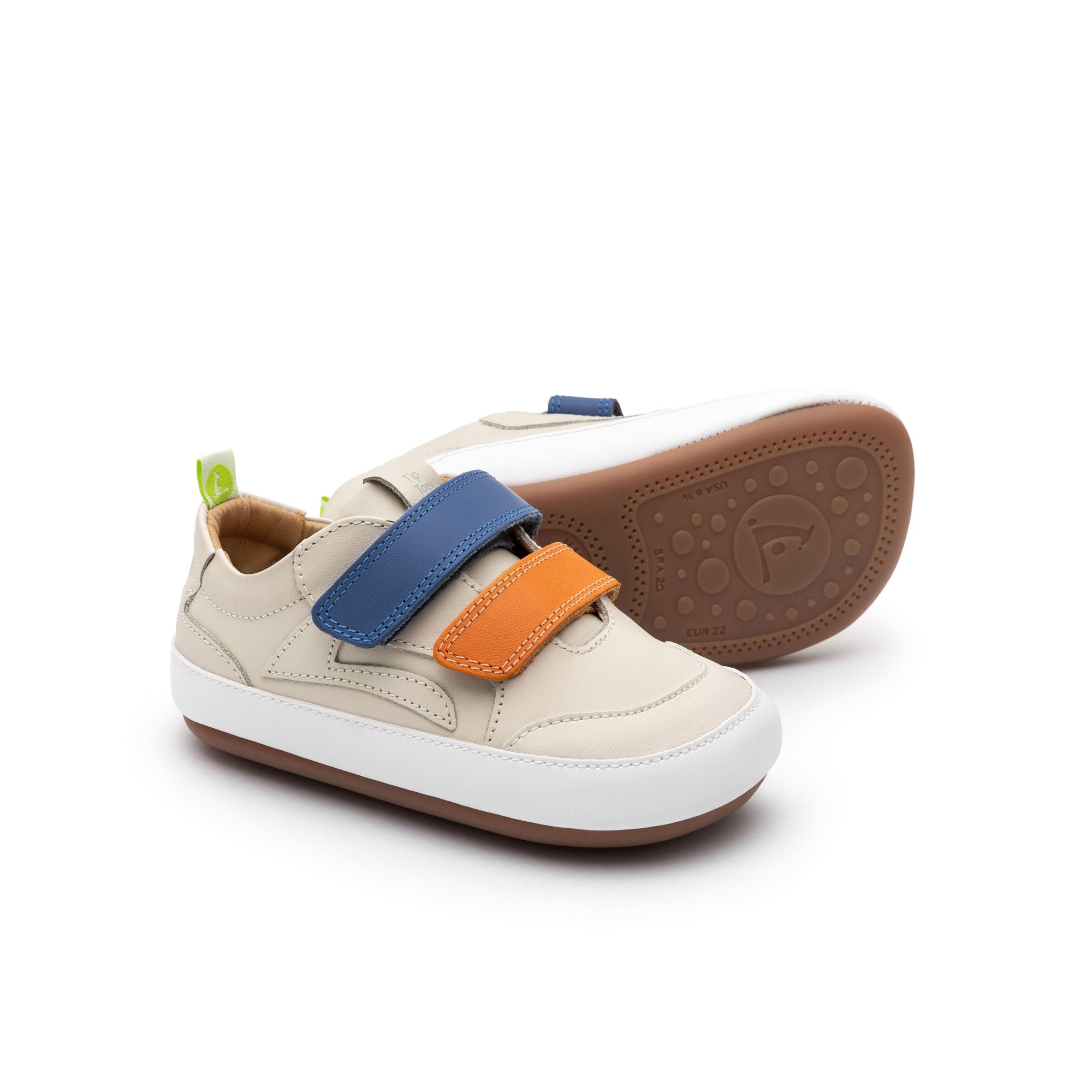 Landy Sneakers Tapioca Tangerine Blue Tang