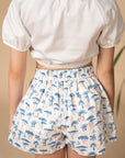 Lia Shorts - Blue Safari