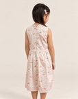 Luna Cheongsam - Meadow Horses back