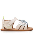 Macaw Sandals White Dream Mint Denim