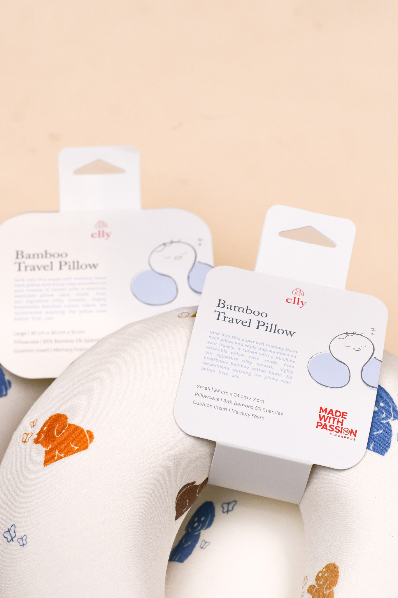 Snuggle Neck Pillow - Maltese Puppy