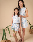 Lia Shorts - Blue Safari