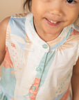 Maya Dress - Green Landscape