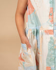 Maya Dress - Green Landscape