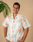 Men's Hawaiian Shirt - Green Landscape