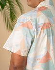 Men's Hawaiian Shirt - Green Landscape