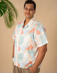 Men's Hawaiian Shirt - Green Landscape