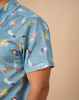 Men's Shirt - Blue Wilderness