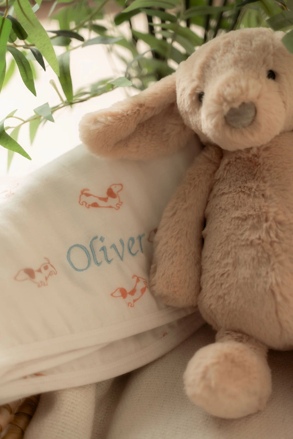 Bamboo Muslin Blanket - Hot Dogs