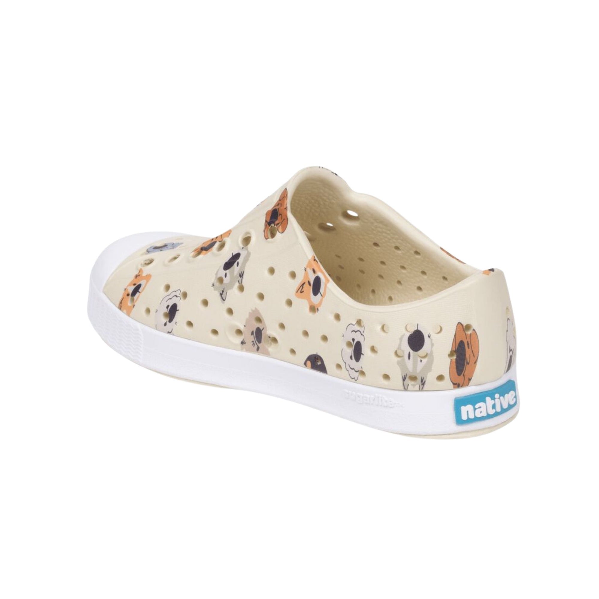 Jefferson Print Child Shell White / Shell White / Polka Dogs back