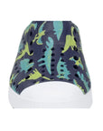 Jefferson Print Child Regatta Blue/ Shell White/ Trinket Dinosaurs closeup