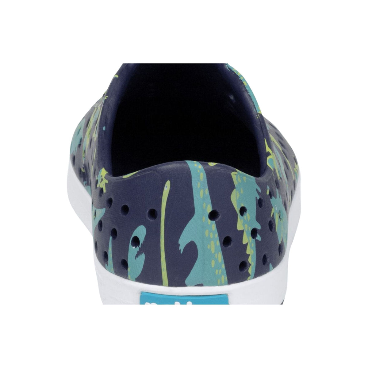 Jefferson Print Child Regatta Blue/ Shell White/ Trinket Dinosaurs heel