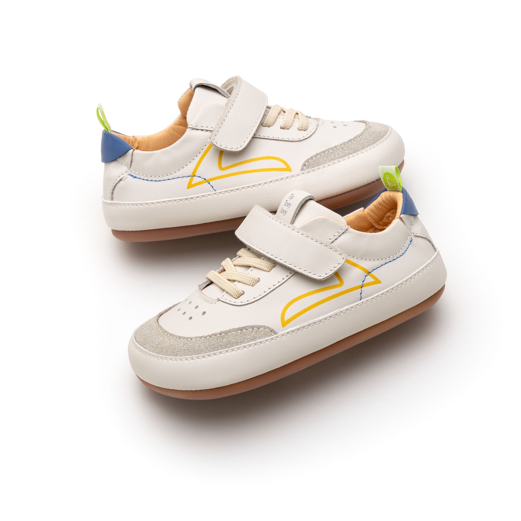 Outline Sneakers Tapioca Ivory Suede Blue Tang