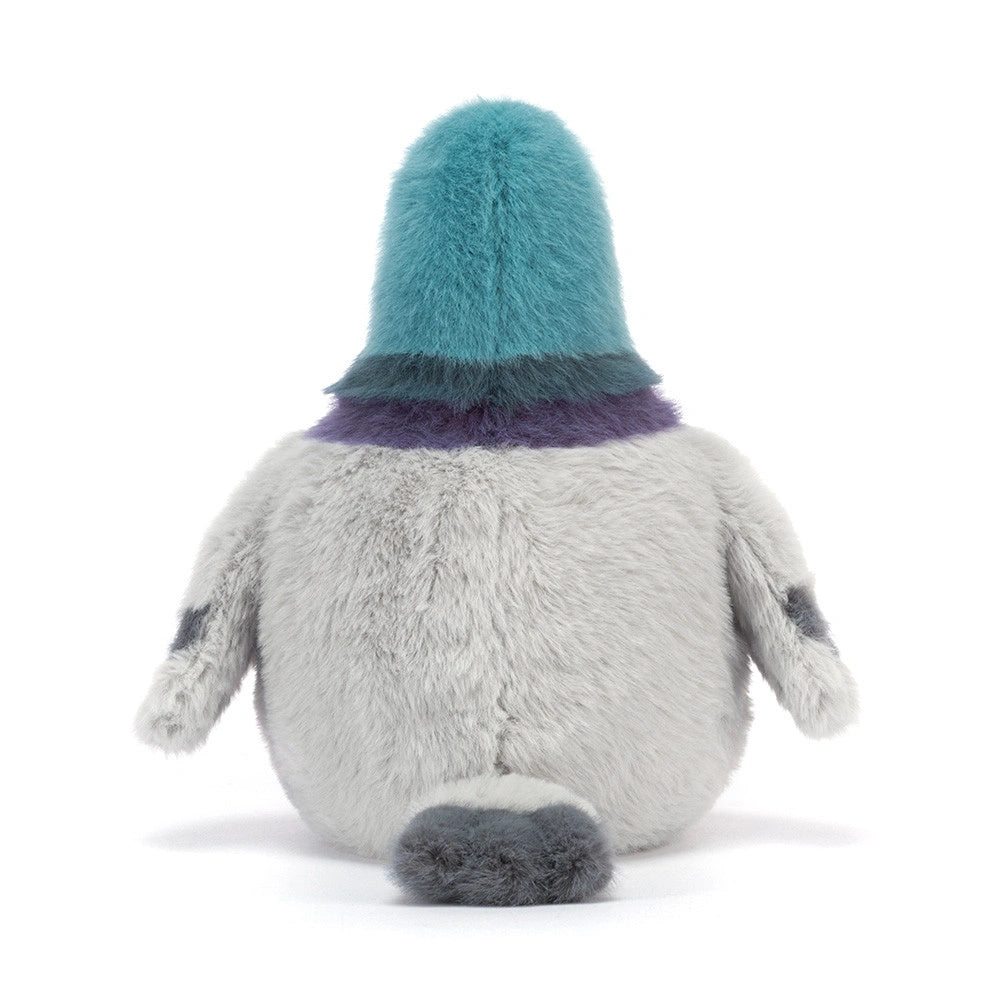 Jellycat Strutton Pigeon Green Grey back