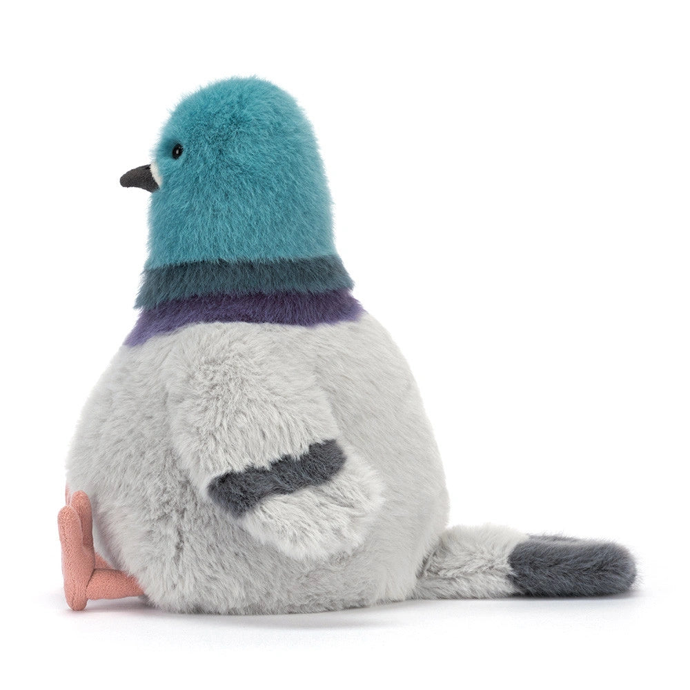 Jellycat Strutton Pigeon Green Grey left