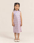 Peony Cheongsam - Pink Tiles