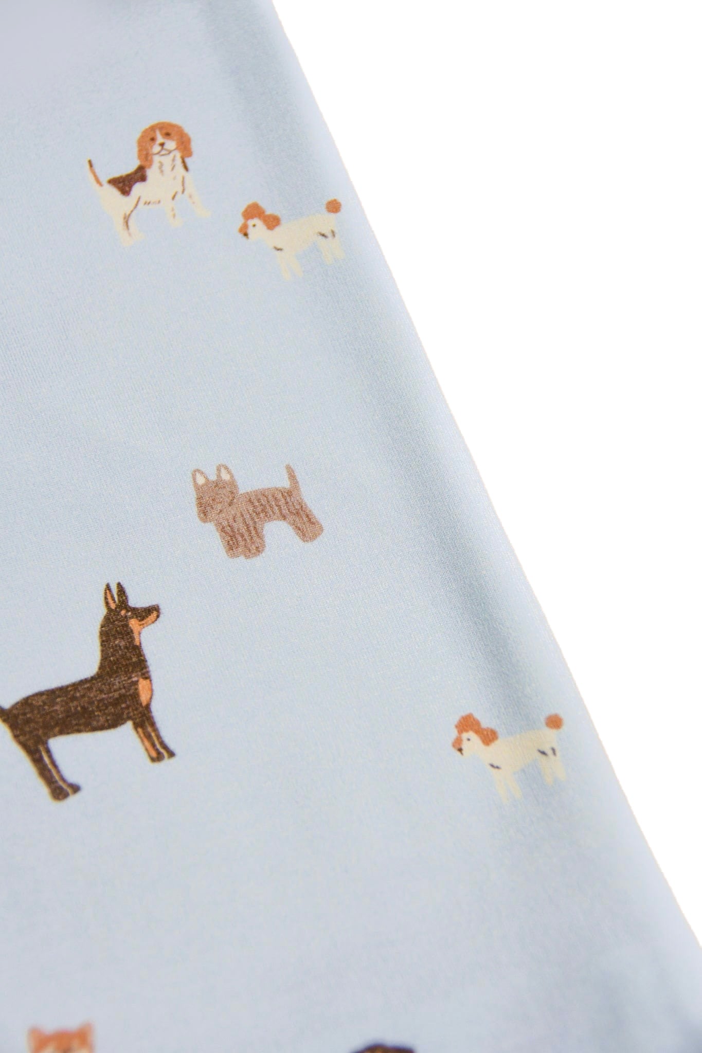 Pillow Case - Blue Doggies