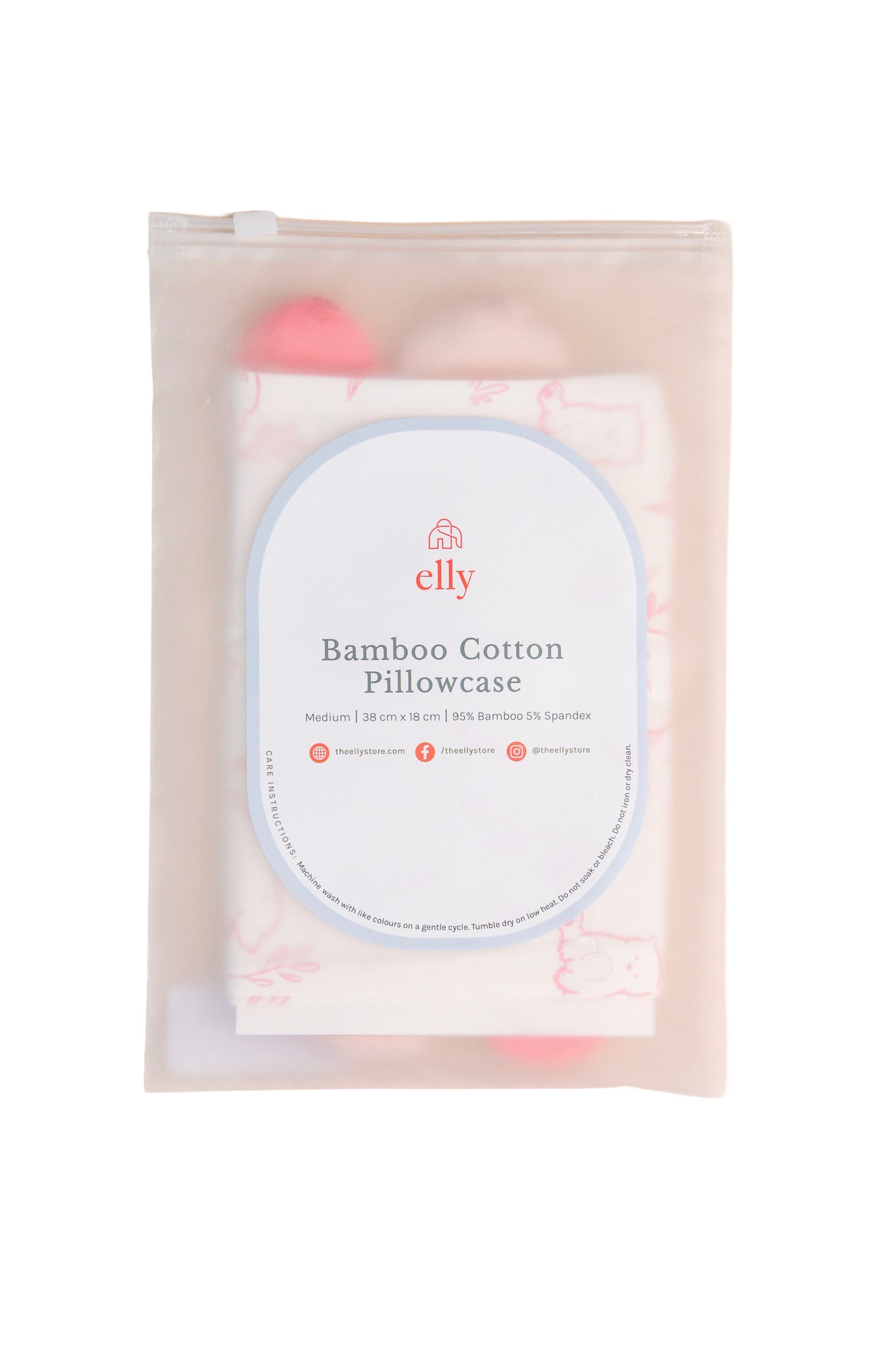 Pillow Case - Pink Beary Best