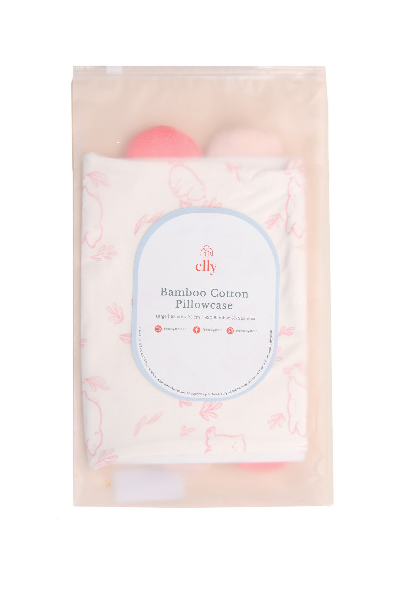 Pillow Case - Pink Beary Best