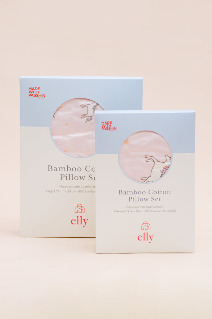 Bamboo Pillow Set - Starry Unicorn