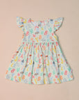 Piper Dress - Crayon Animals
