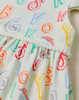 Piper Dress - Crayon Animals