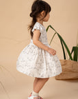 Piper Dress - Grey Elephant Families
