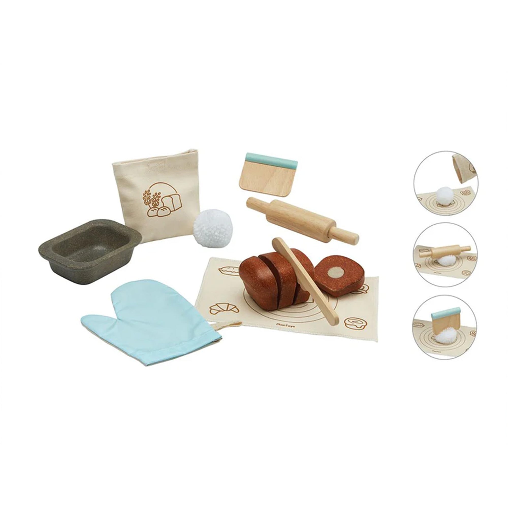 The Elly Store | Plan Toys Bread Loaf Set
