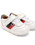 Old Soles Play Ground - Snow / Navy / Bright Red