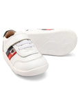 Old Soles Play Ground - Snow / Navy / Bright Red