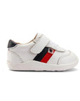 Old Soles Play Ground - Snow / Navy / Bright Red