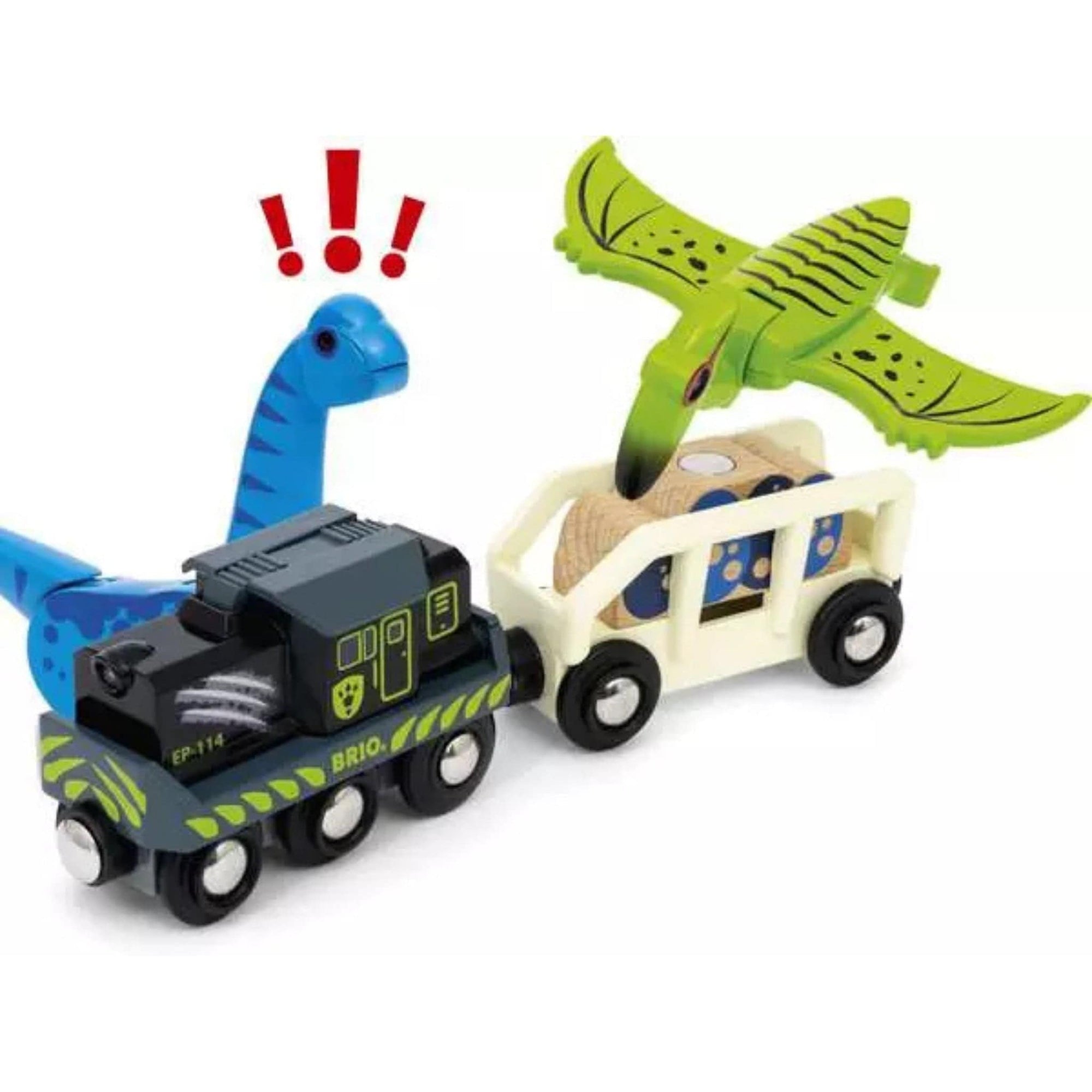 BRIO Dinosaur Battery Train | The Elly Store