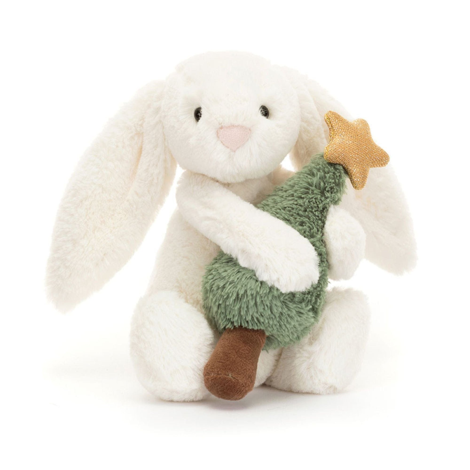 Jellycat Bashful Bunny with Christmas Tree | The Elly Store 