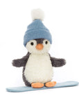 Jellycat Peanut Penguin Snowboarding | The Elly Store