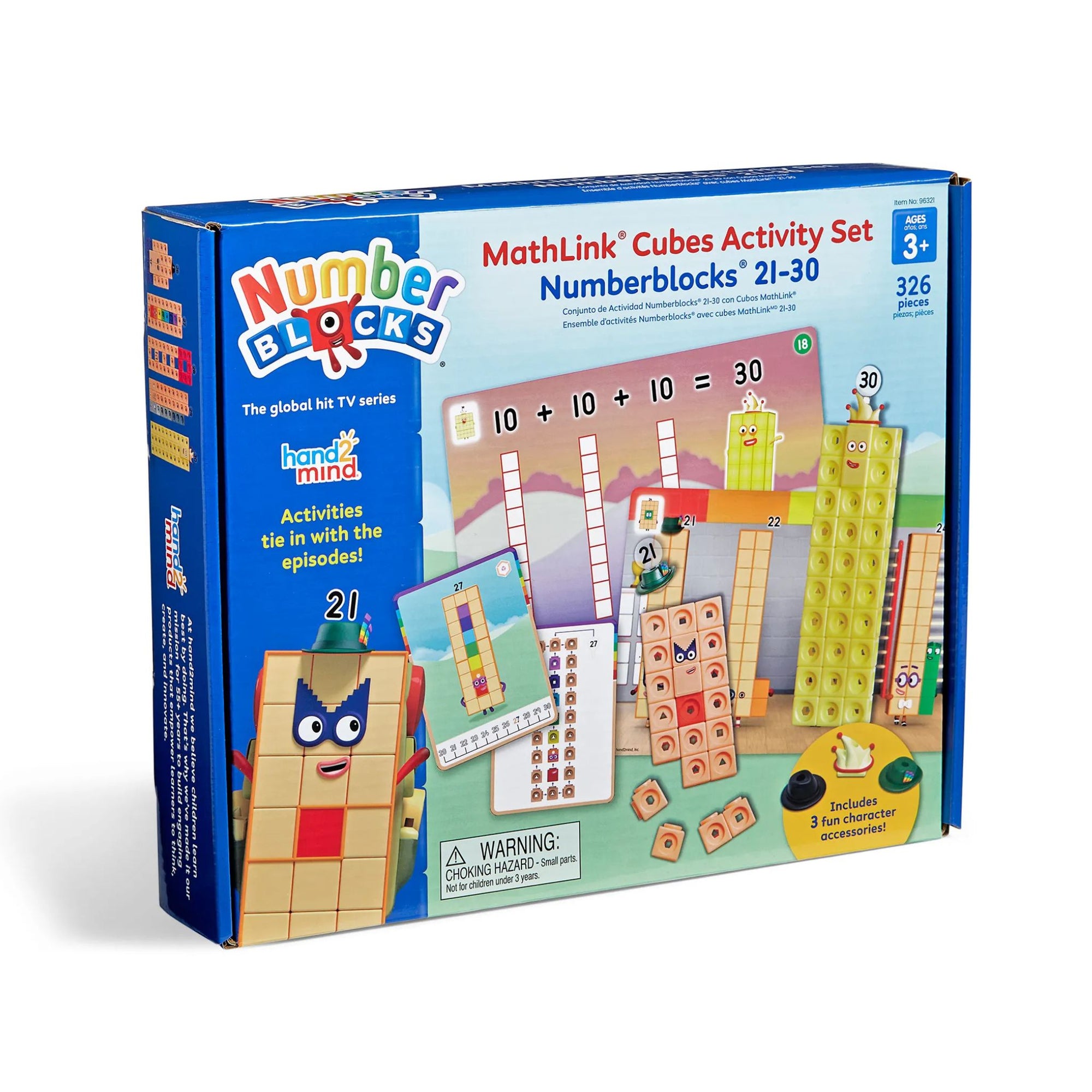 hand2mind MathLink® Cubes Numberblocks® 21-30 Activity Set | The Elly Store 