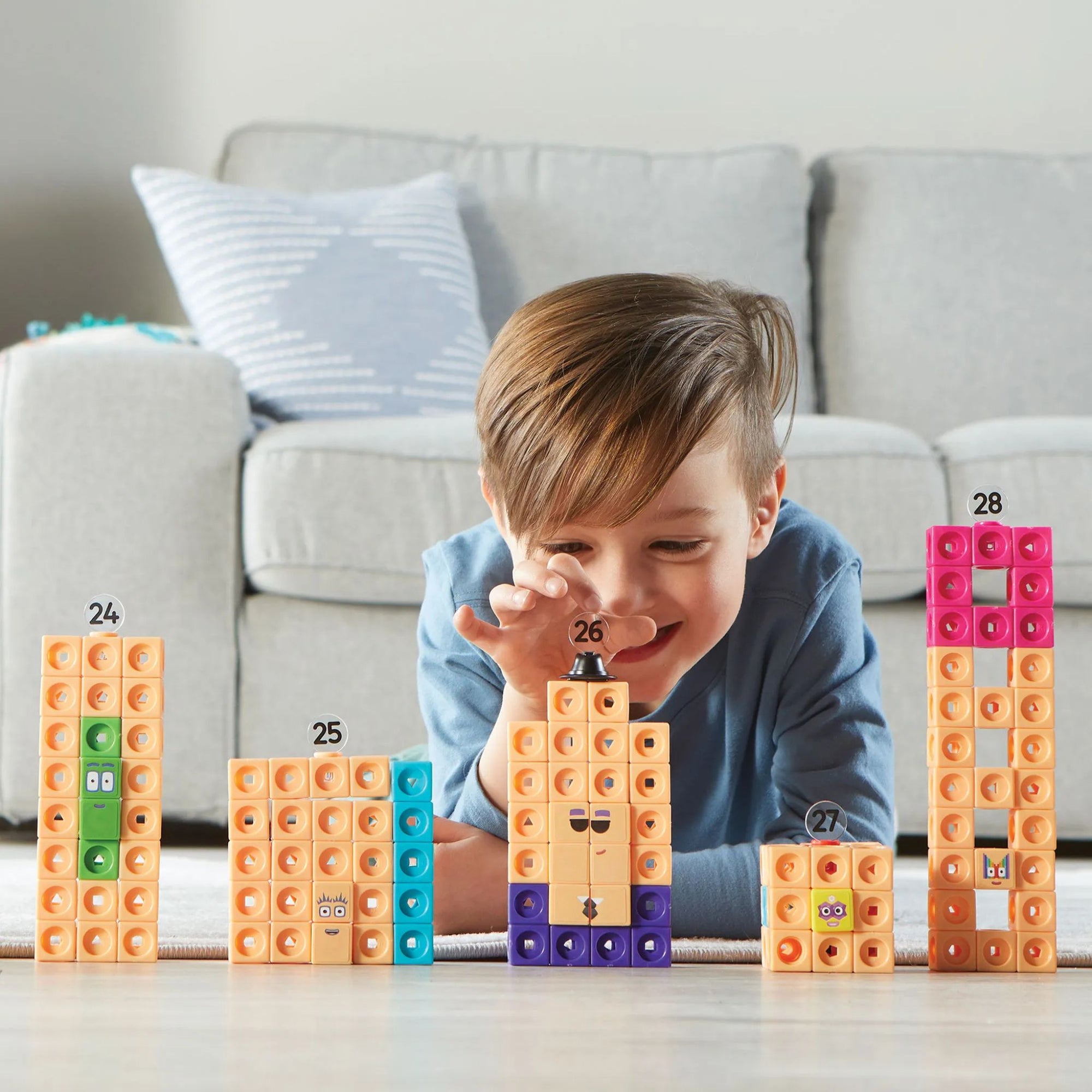 hand2mind MathLink® Cubes Numberblocks® 21-30 Activity Set | The Elly Store 