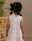 Jersey Flare Cheongsam - Rainbow Fish